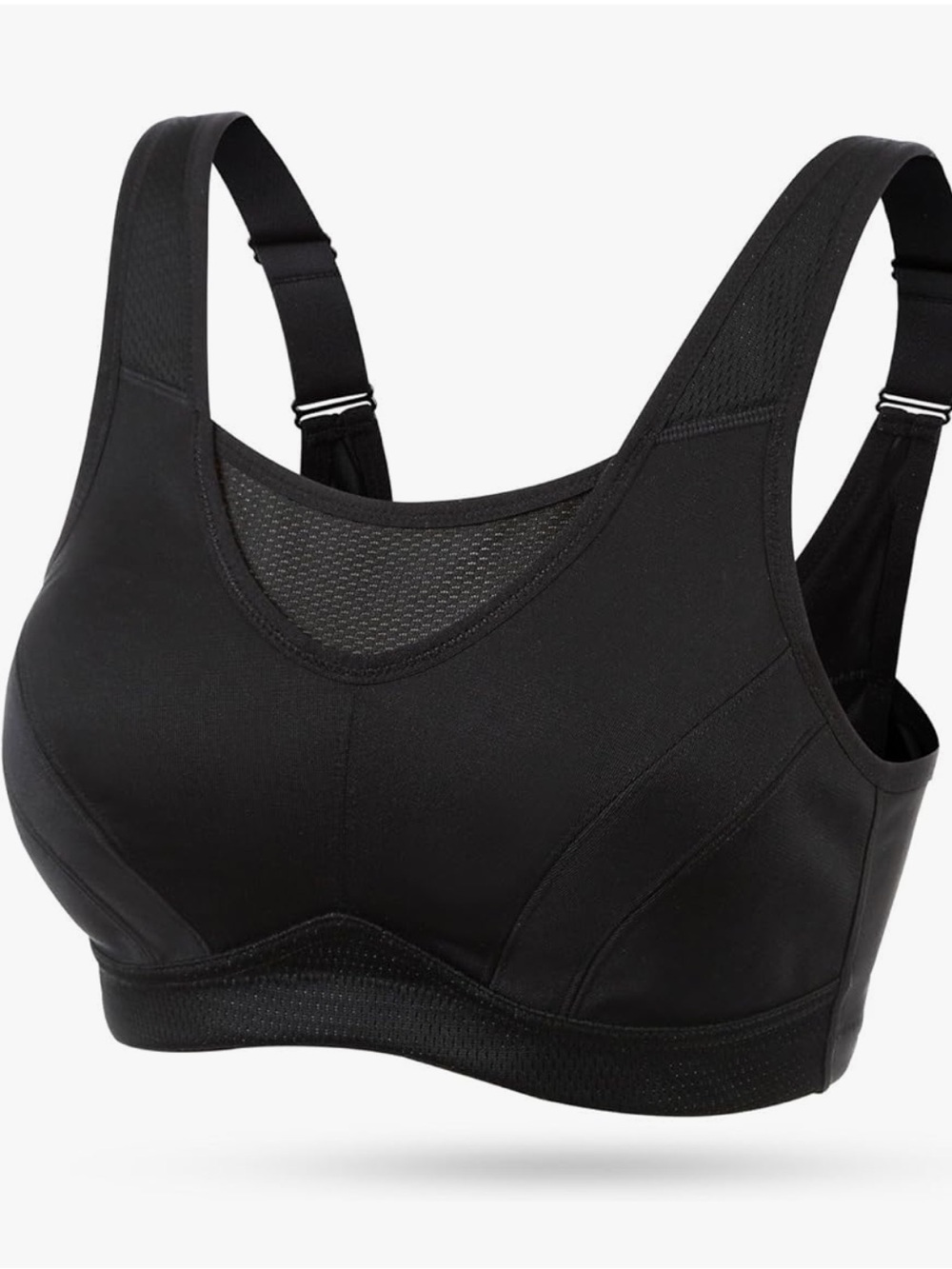 NWT Wingslove BLK Sports Bra, 48B *P1100